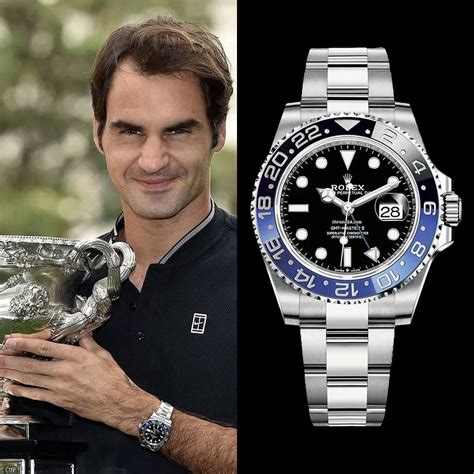 roger federer rolex gmt